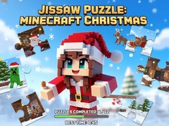 Spēle Jigsaw Puzzle: Minecraft Christmas