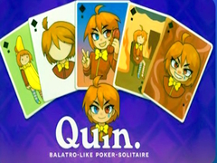 Spēle Quin. Balatro-like poker-solitaire