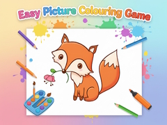 Spēle Easy Picture Colouring Game