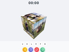 Spēle Football Cube Puzzle