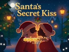 Spēle Santa's Secret Kiss
