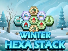 Spēle Winter Hexa Stack