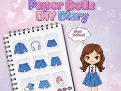 Spēle Paper Dolls DIY Diary