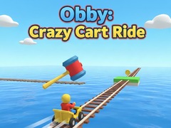 Spēle Obby: Crazy Cart Ride