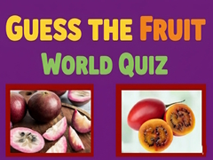 Spēle Guess The Fruit World Quiz