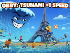 Spēle Obby: Tsunami +1 speed