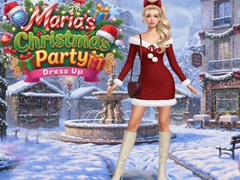 Spēle Maria's Christmas Party Dressup