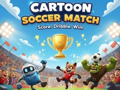 Spēle Cartoon Soccer Match