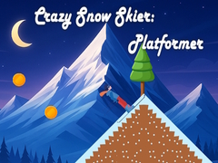 Spēle Crazy Snow Skier: Platformer