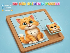 Spēle 3D Kid Sliding Puzzle
