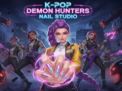 Spēle K-Pop Demon Hunters Nail Studio