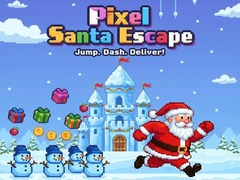 Spēle Pixel Santa Escape