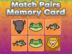 Spēle Match Pairs Memory Card