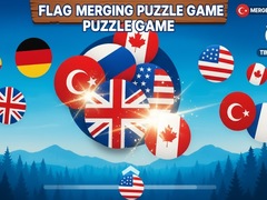 Spēle Flag Merging Game Puzzle Game