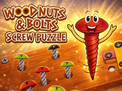 Spēle Wood Nuts and Bolts Screw Puzzle