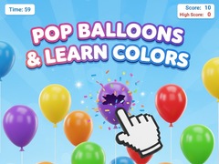 Spēle Pop Balloons & Learn Colors