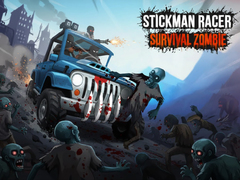 Spēle Stickman Racer Survival Zombie