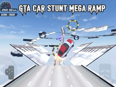 Spēle GTA Car Stunt Mega Ramp