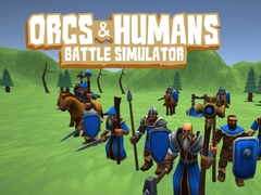 Spēle Orcs & Humans Battle Simulator