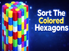 Spēle Sort The Colored Hexagons