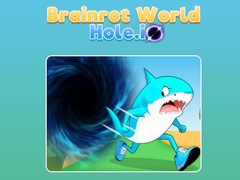 Spēle Brainrot World Hole io