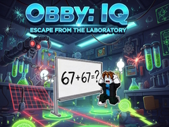 Spēle Obby: IQ Escape from the Laboratory