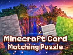 Spēle Minecraft Card Matching Puzzle