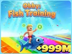 Spēle Obby: Fish training