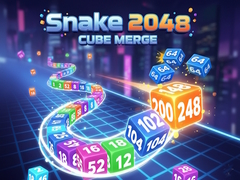 Spēle Snake 2048: Cube Merge