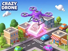 Spēle Crazy Drone Pizza Delivery