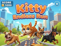 Spēle Kitty Endless Run