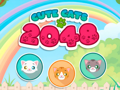 Spēle Cute Cats 2048
