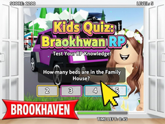 Spēle Kids Quiz: Brookhaven RP