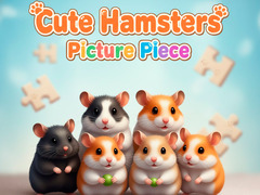 Spēle Cute Hamsters Picture piece