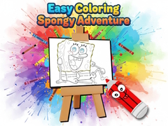 Spēle Easy Coloring Spongy Adventure
