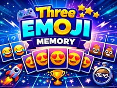 Spēle Three Emoji Memory