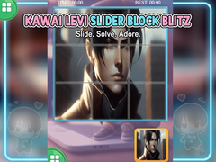 Spēle Kawaii Levi Slider Block Blitz