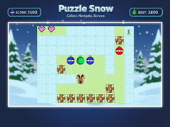 Spēle Puzzle Snow