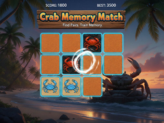 Spēle Crab Memory Match