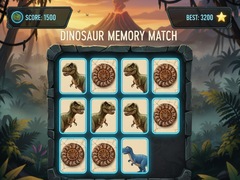 Spēle Dinosaur Memory Match