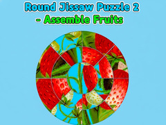 Spēle Round jigsaw Puzzle 2 - Assemble Fruits