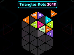 Spēle Triangles Dots 2048