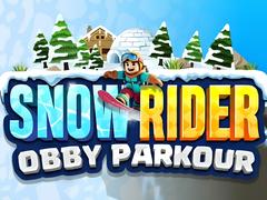 Spēle Snow Rider Obby Parkour
