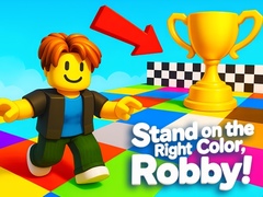 Spēle Stand on the Right Color, Robby!
