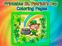 Spēle Printable St Patricks Day Coloring Pages