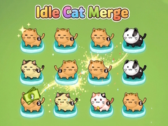 Spēle Idlle Cat Merge