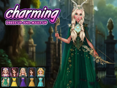 Spēle Charming Dress Up and Make Up