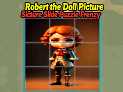 Spēle Robert the Doll Picture Slide Puzzle Frenzy
