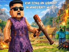 Spēle Kim Jong Un Granny in Minecraft World