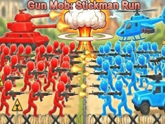Spēle Gun Mob: Stickman Run